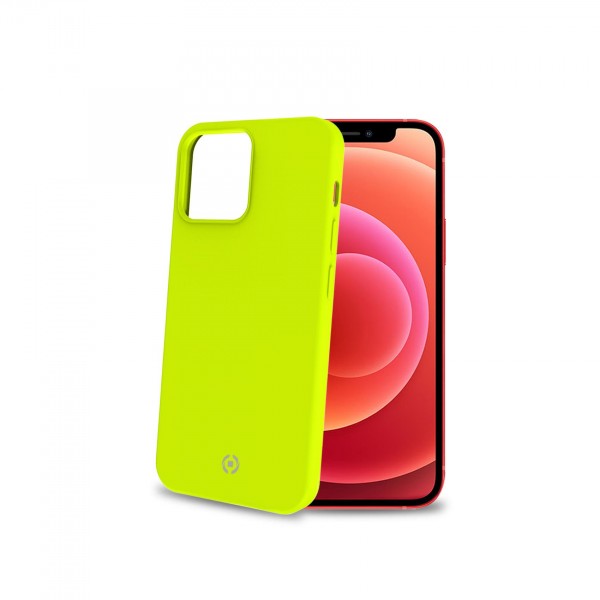 CELLY Futrola CROMO za iPhone 13 MINI u FLUORESCENTNO ŽUTOJ boji slika 3