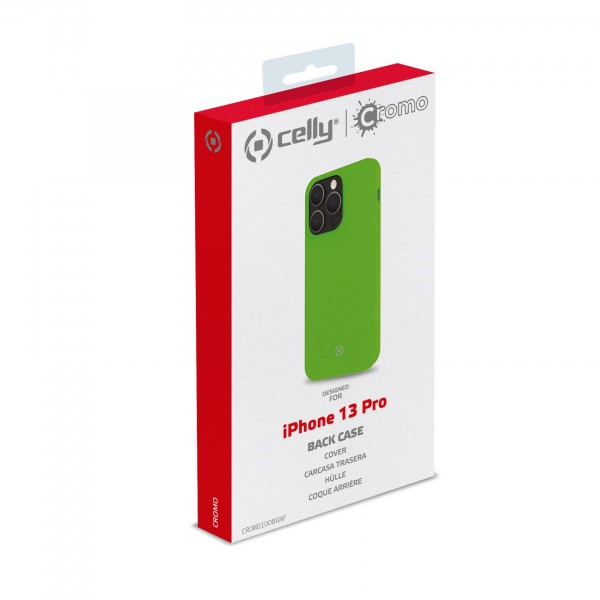 CELLY Futrola CROMO za iPhone 13 PRO u FLUORESCENTNO ZELENOJ boji slika 5