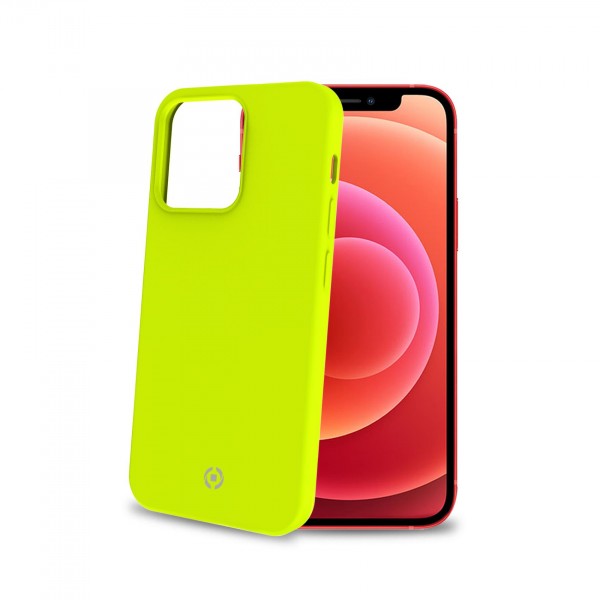 CELLY Futrola CROMO za iPhone 13 PRO u FLUORESCENTNO ŽUTOJ boji slika 3