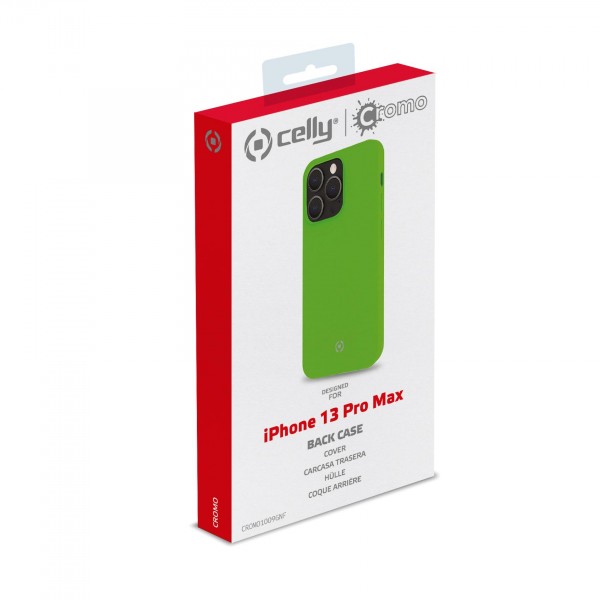 CELLY Futrola CROMO za iPhone 13 PRO MAX u FLUORESCENTNO ZELENOJ boji slika 5