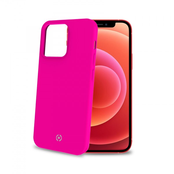 CELLY Futrola CROMO za iPhone 13 PRO MAX u FLUORESCENTNO PINK boji slika 3