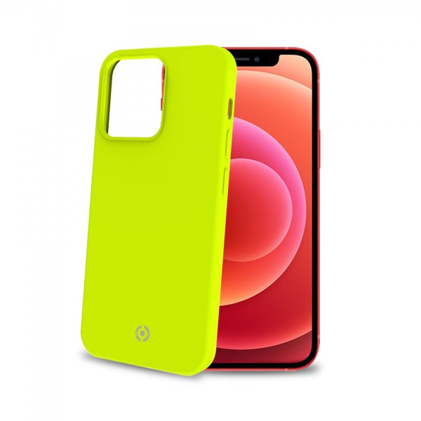 CELLY Futrola CROMO za iPhone 13 PRO MAX u FLUORESCENTNO ŽUTOJ boji slika 3