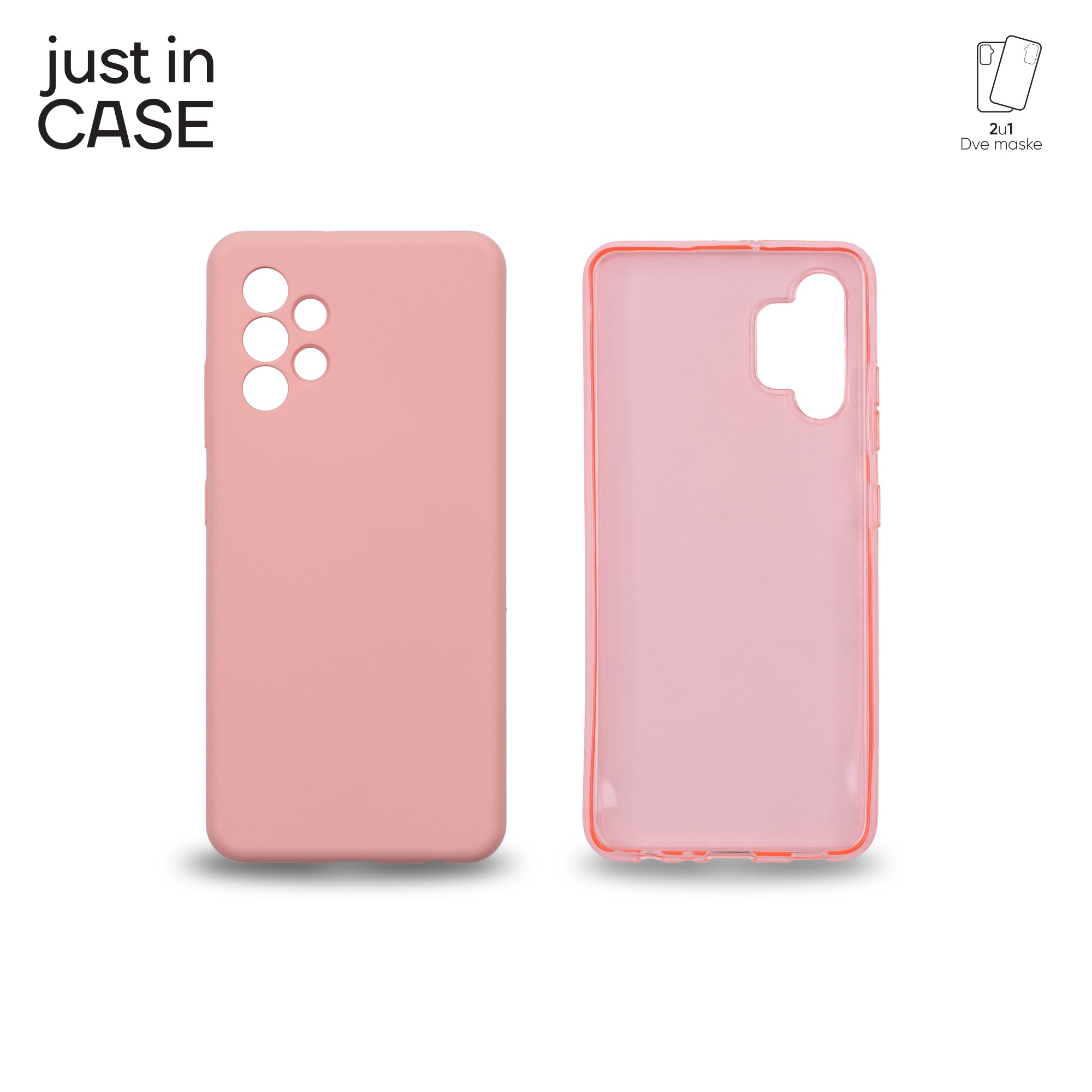 2u1 Extra case MIX paket PINK za A32 slika 1