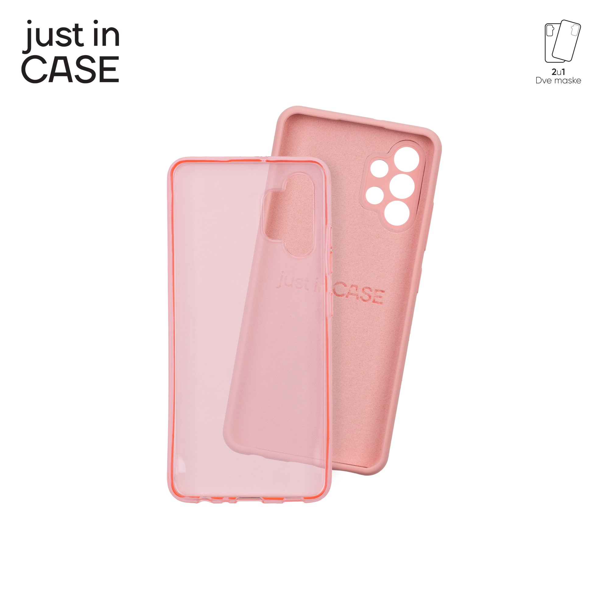 2u1 Extra case MIX paket PINK za A32 slika 4