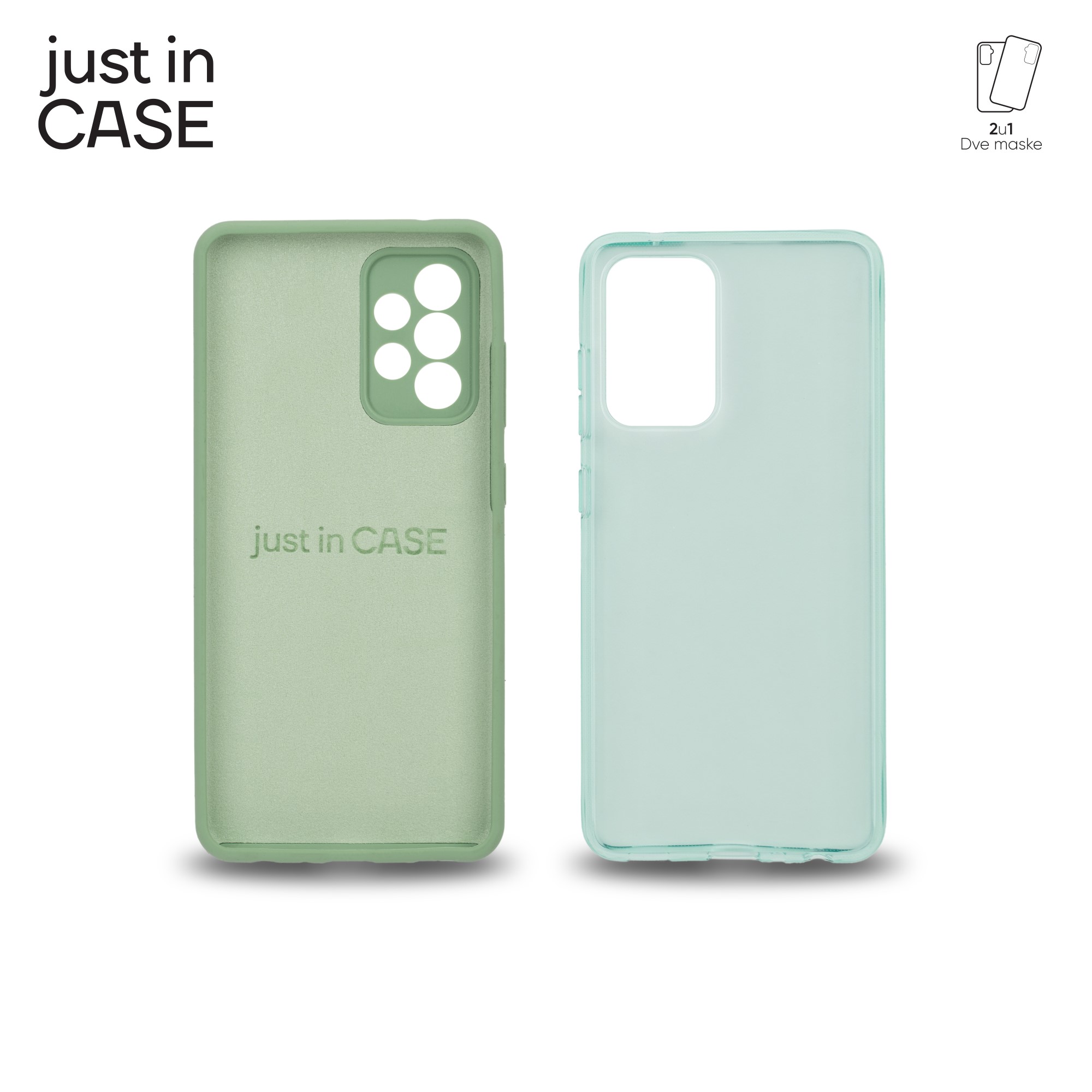 2u1 Extra case MIX paket ZELENI za Samsung A52S 5G slika 4