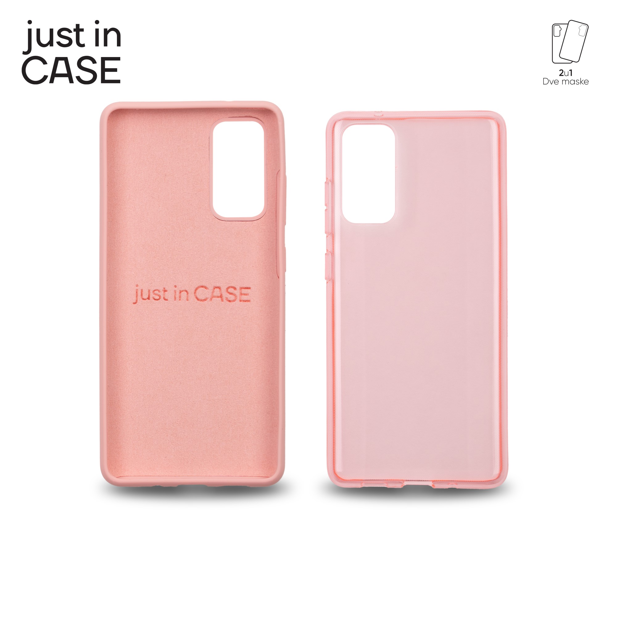 2u1 Extra case MIX paket PINK za S20FE slika 4