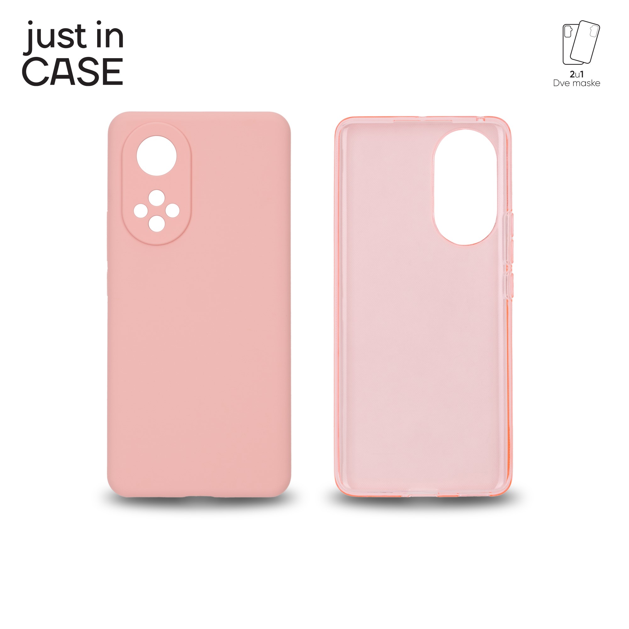 2u1 Extra case MIX paket PINK za Honor 50 slika 1