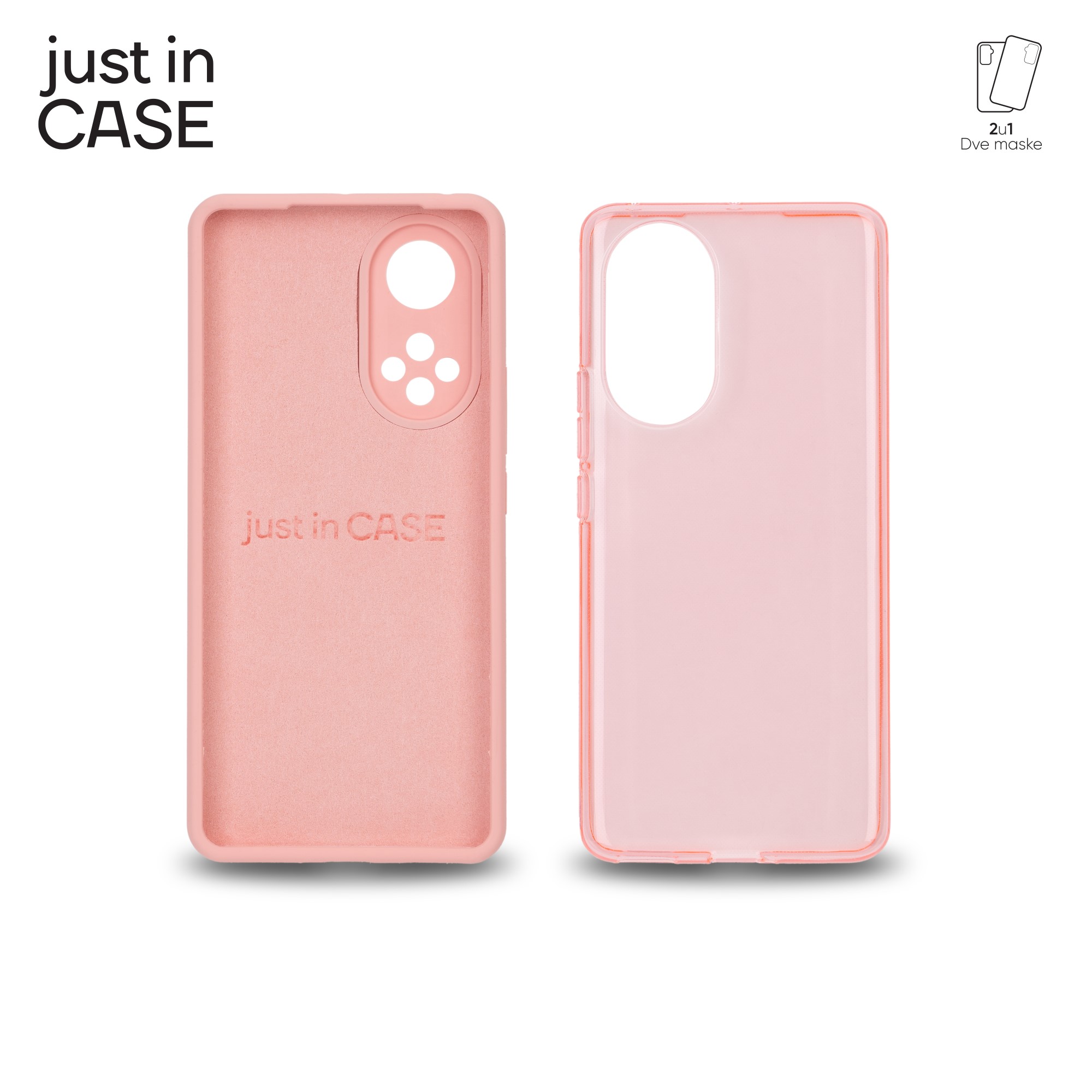 2u1 Extra case MIX paket PINK za Honor 50 slika 3