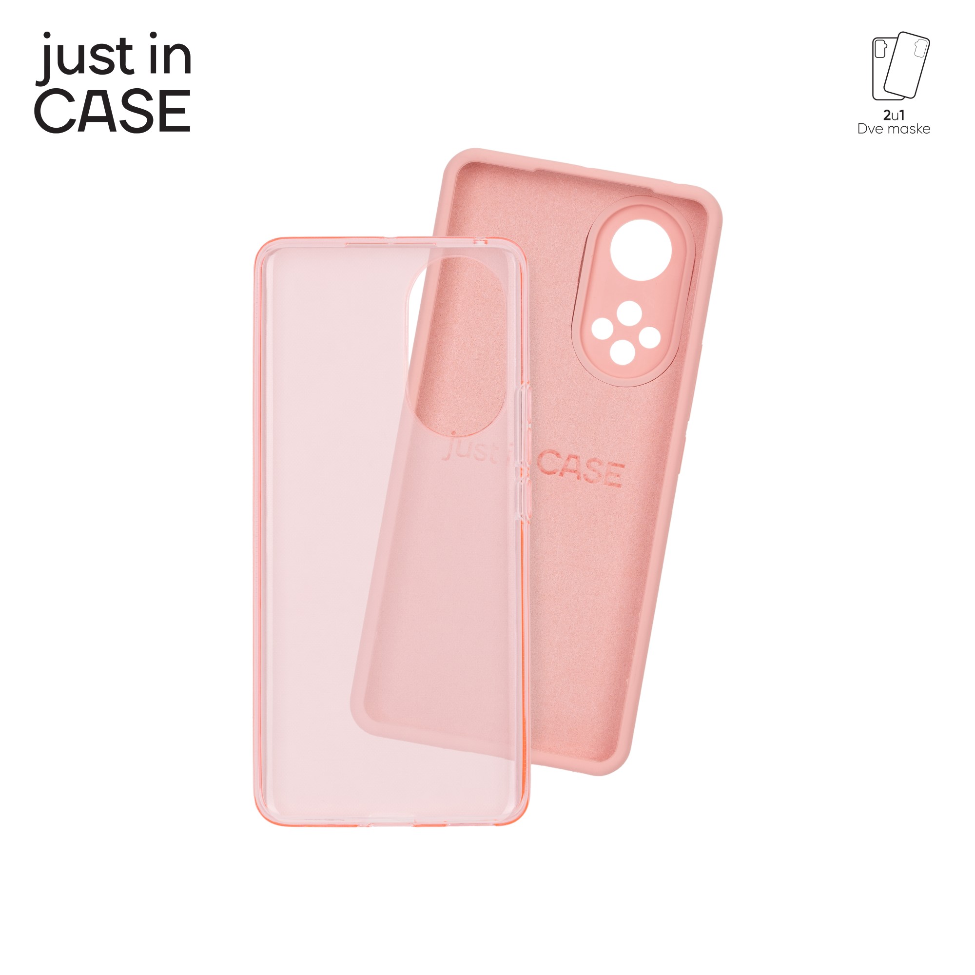 2u1 Extra case MIX paket PINK za Honor 50 slika 4