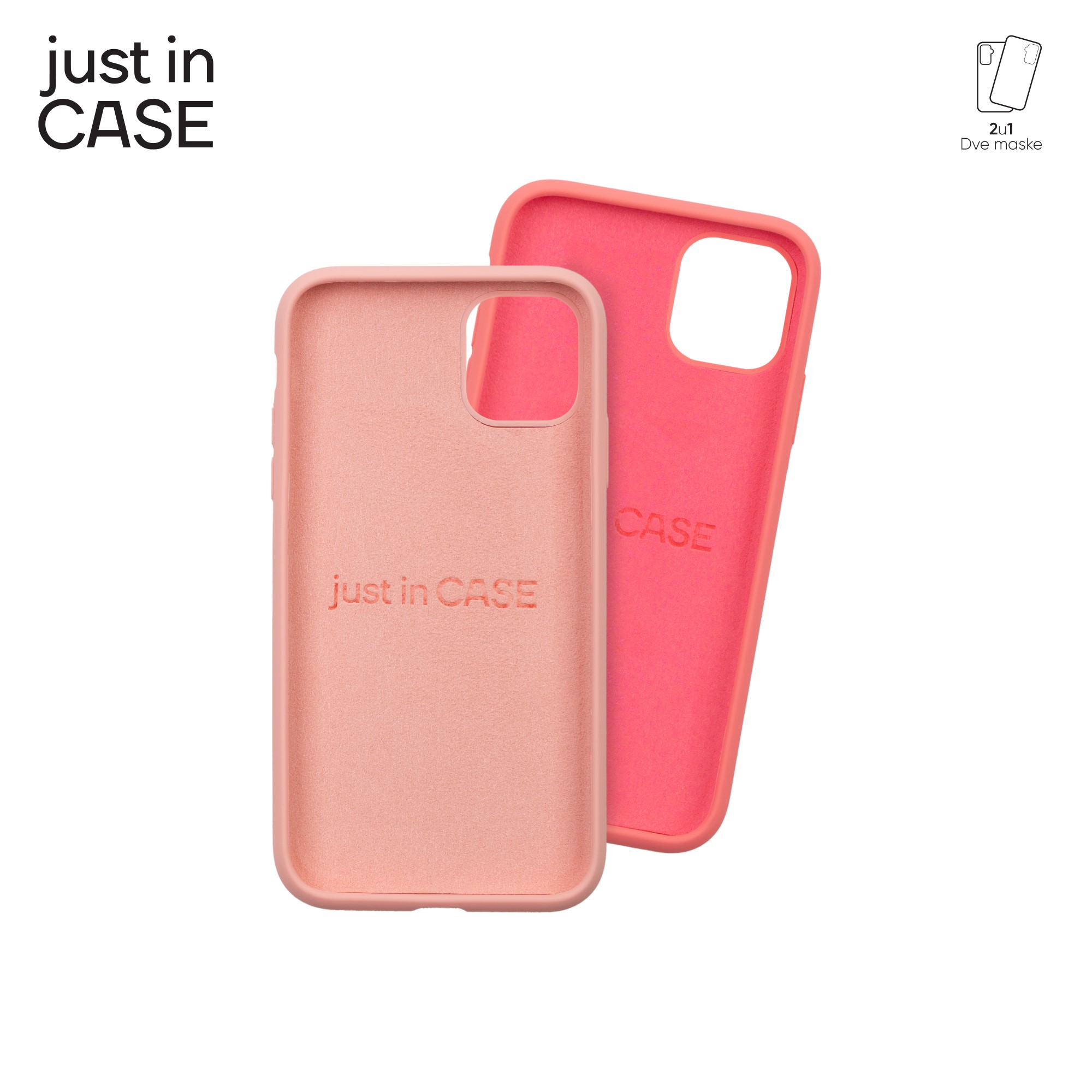 2u1 Extra case MIX PLUS paket PINK za iPhone 11 slika 4