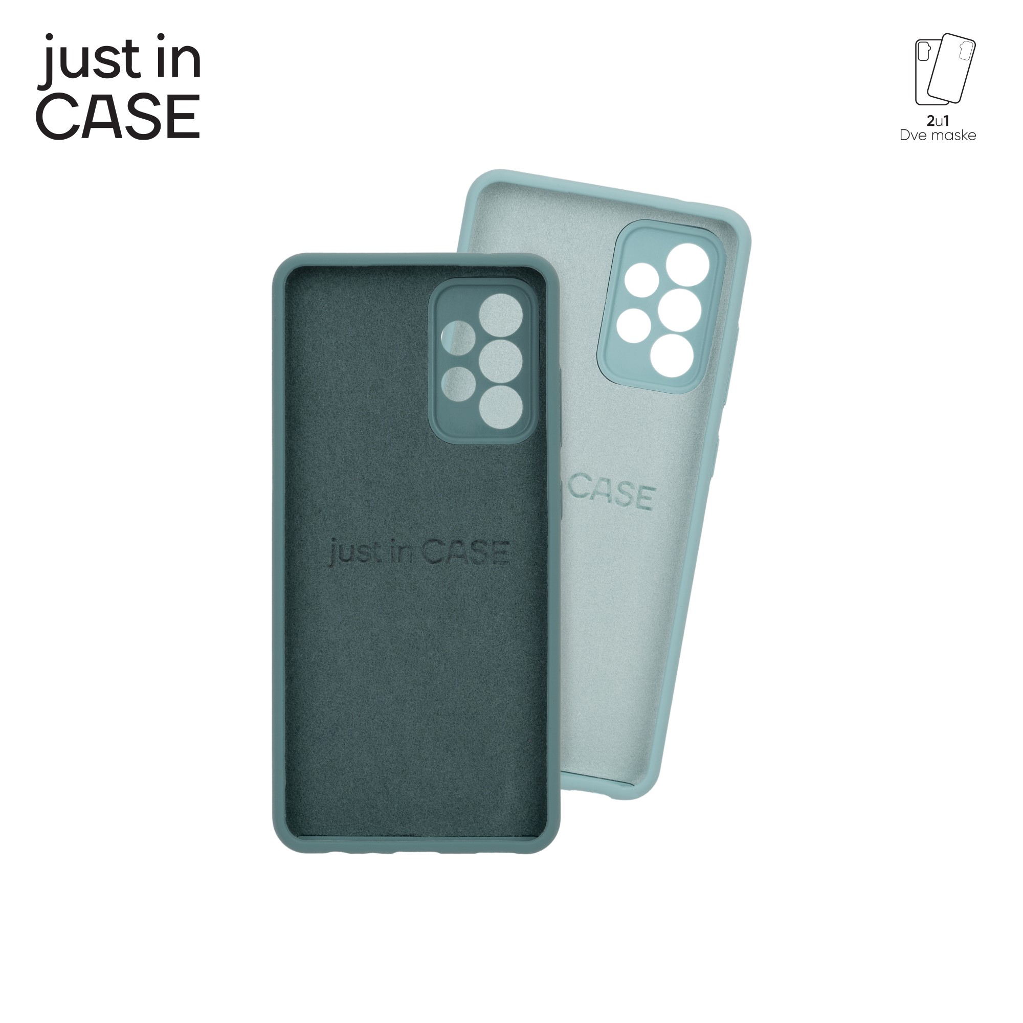 2u1 Extra case MIX PLUS paket ZELENI za Samsung A52S 5G slika 4