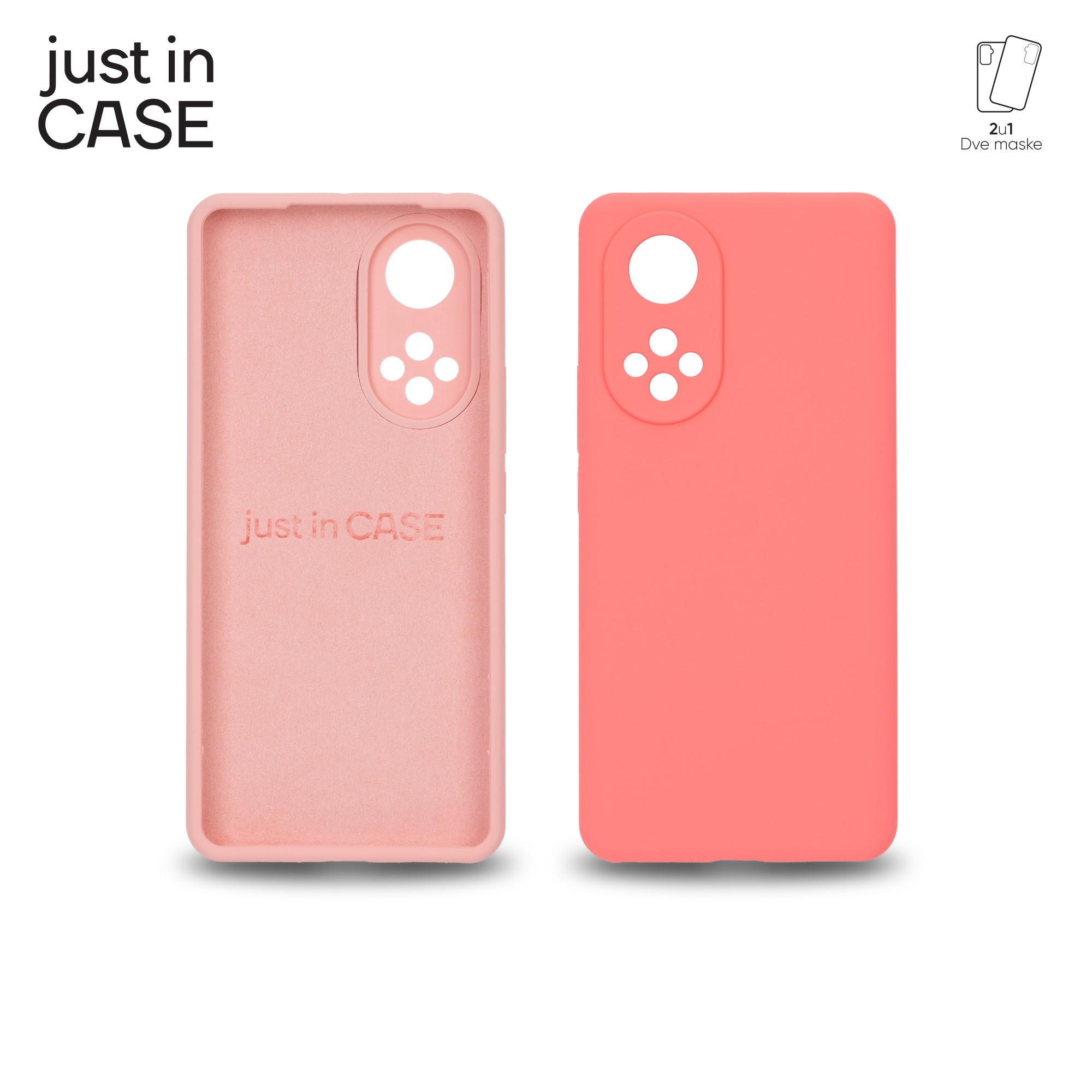 2u1 Extra case MIX PLUS paket PINK za Honor 50 slika 4