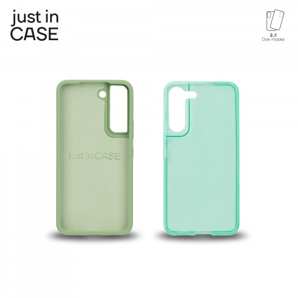 2u1 Extra case MIX paket ZELENI za Samsung S22 slika 4