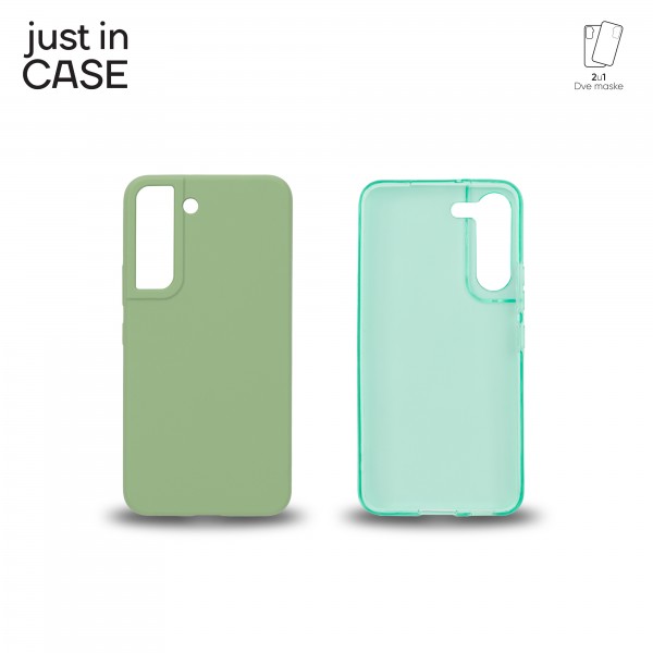 2u1 Extra case MIX paket ZELENI za Samsung S22 slika 1