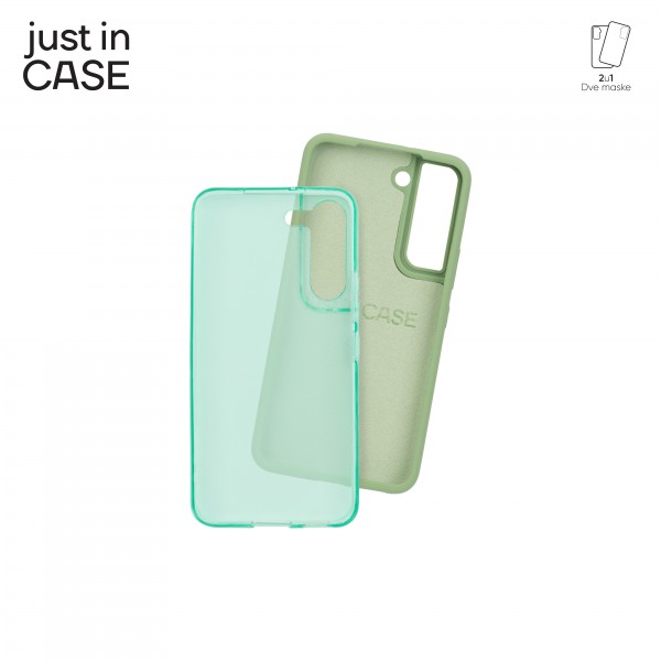 2u1 Extra case MIX paket ZELENI za Samsung S22 slika 3