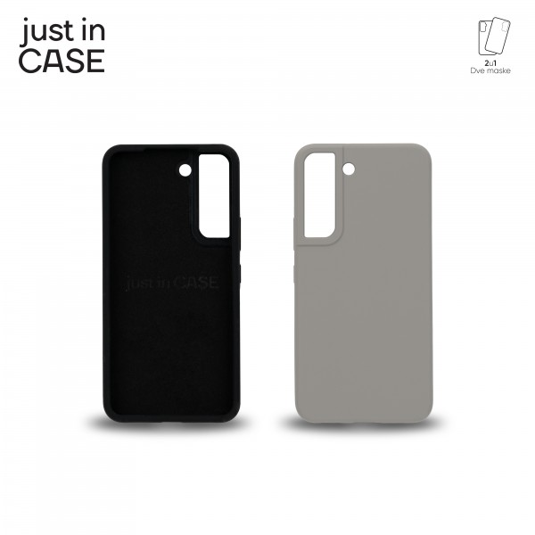 2u1 Extra case MIX PLUS paket CRNI za Samsung S22 slika 3