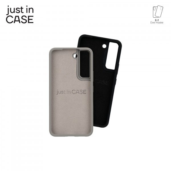 2u1 Extra case MIX PLUS paket CRNI za Samsung S22 slika 4