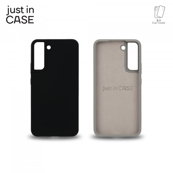 2u1 Extra case MIX PLUS paket CRNI za Samsung S22 plus slika 1