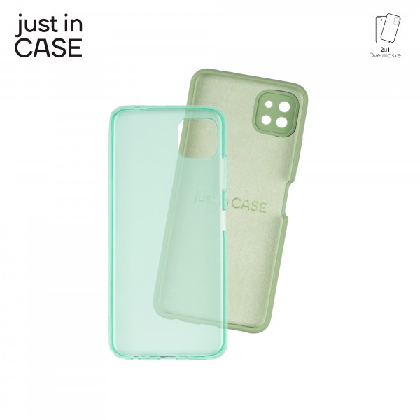 2u1 Extra case MIX paket ZELENI za Samsung A22 slika 4