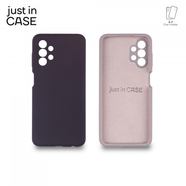 2u1 Extra case MIX PLUS paket CRNI za Samsung A13 slika 1