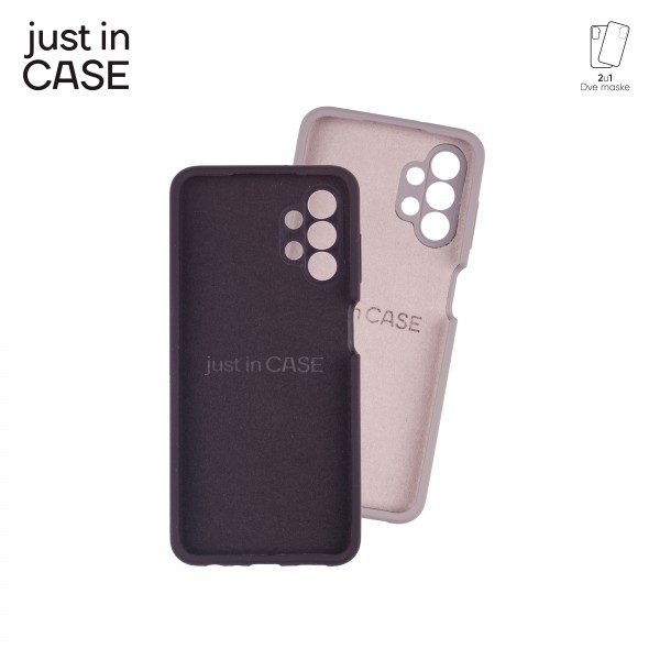 2u1 Extra case MIX PLUS paket CRNI za Samsung A13 slika 4