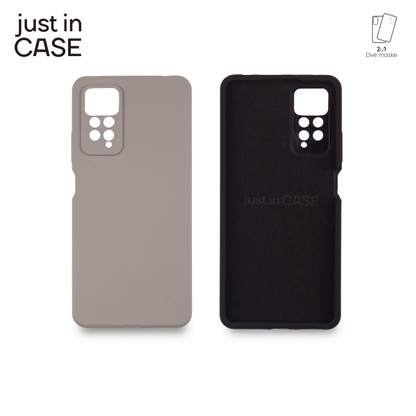 2u1 Extra case MIX PLUS paket CRNI za Redmi Note 11 pro slika 1