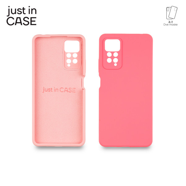 2u1 Extra case MIX PLUS paket PINK za Redmi Note 11 pro slika 4