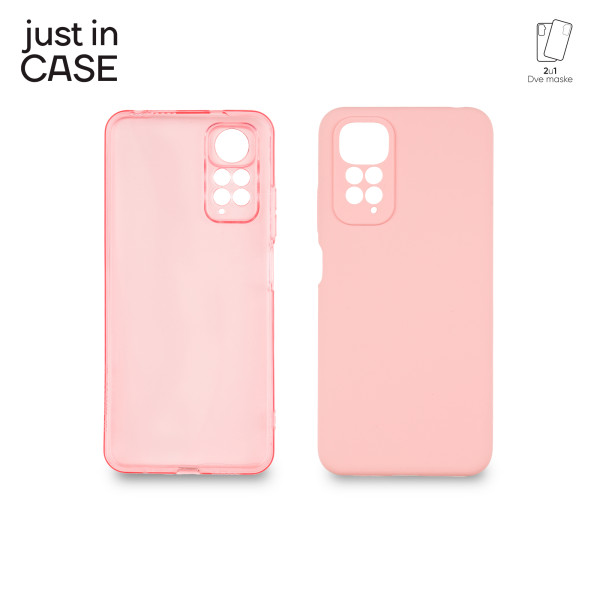 2u1 Extra case MIX paket PINK za Redmi Note 11 slika 4