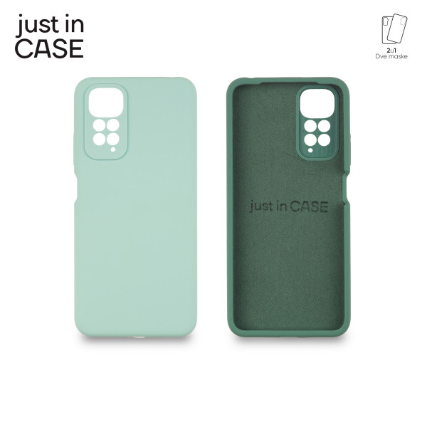 2u1 Extra case MIX PLUS paket ZELENI za Redmi Note 11 slika 1