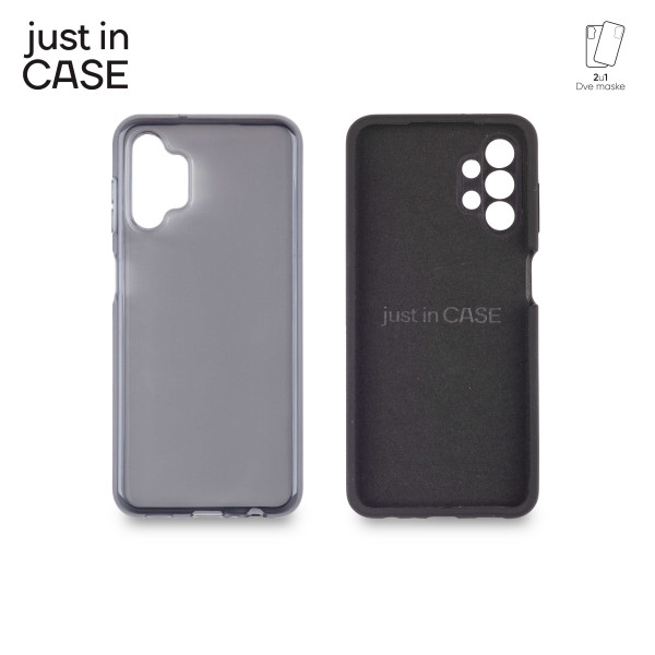 2u1 Extra case MIX paket CRNI za Samsung A13 slika 1