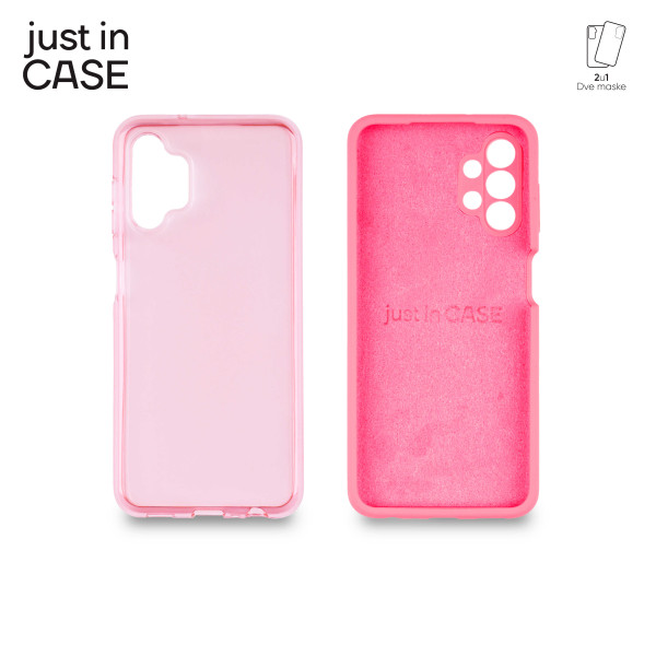 2u1 Extra case MIX paket PINK za Samsung A13 slika 1