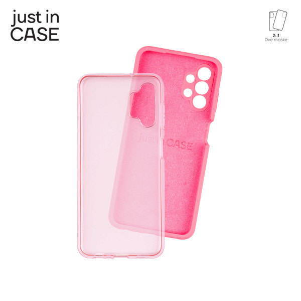 2u1 Extra case MIX paket PINK za Samsung A13 slika 3