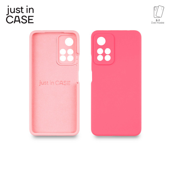 2u1 Extra case MIX PLUS paket PINK za Redmi Note 11 Pro + 5G slika 4