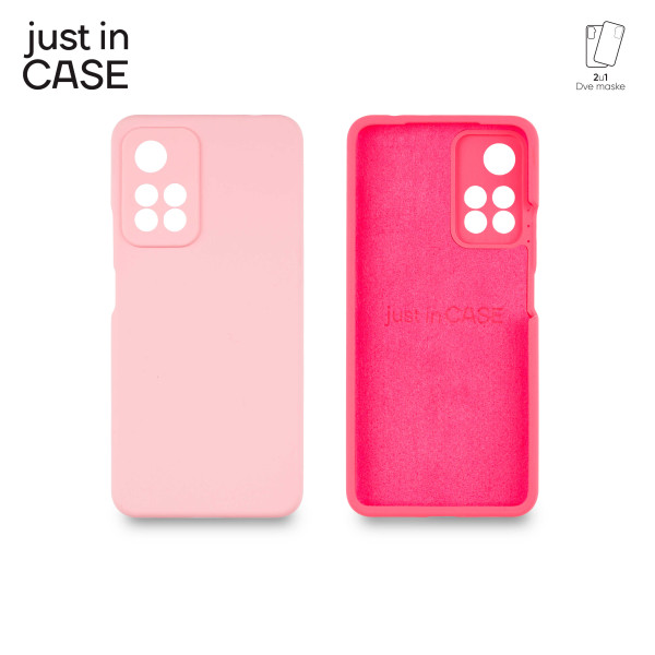 2u1 Extra case MIX PLUS paket PINK za Redmi Note 11 Pro + 5G slika 1