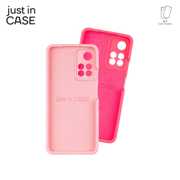 2u1 Extra case MIX PLUS paket PINK za Redmi Note 11 Pro + 5G slika 3