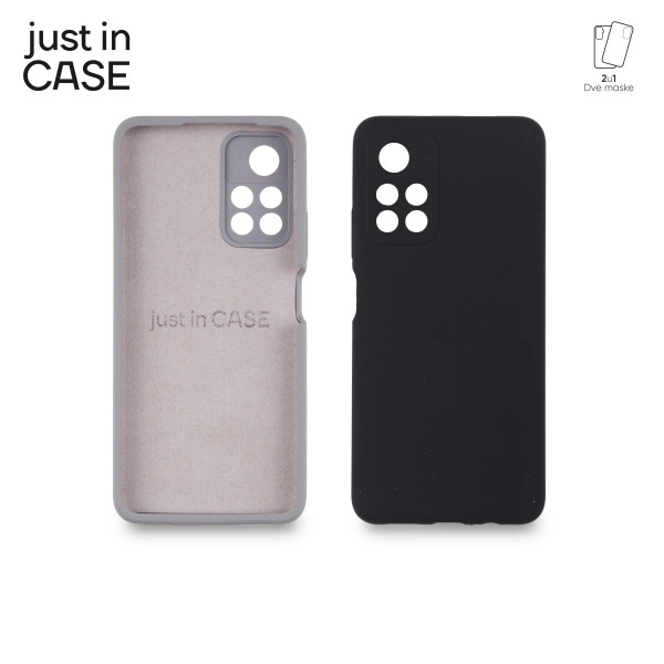 2u1 Extra case MIX PLUS paket CRNI za Redmi Note 11s 5G slika 3