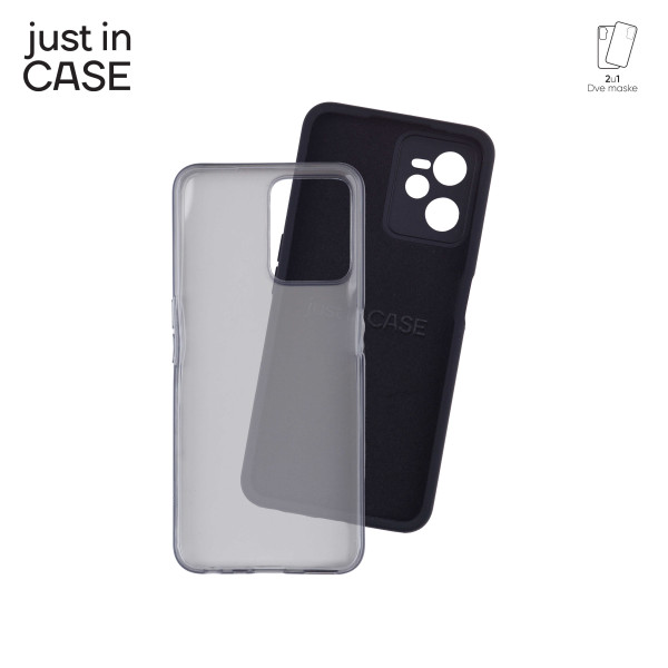 2u1 Extra case MIX paket CRNI za Realme C35 slika 3