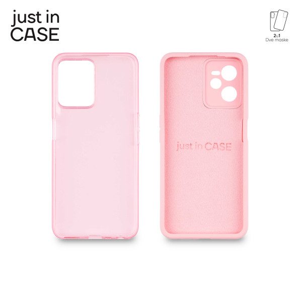 2u1 Extra case MIX paket PINK za Realme C35 slika 1