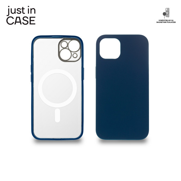 2u1 Extra case MAG MIX PLUS paket PLAVI za iPhone 13 slika 1