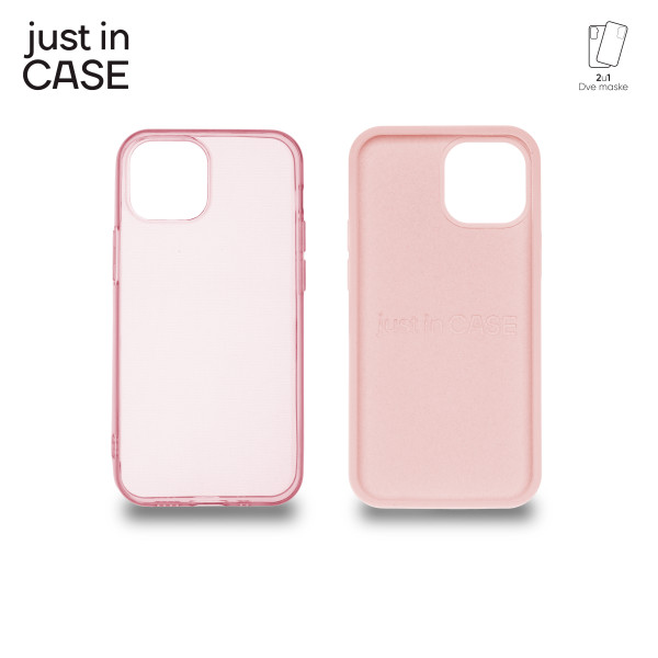 2u1 Extra case MIX paket PINK za iPhone 13 Mini slika 4