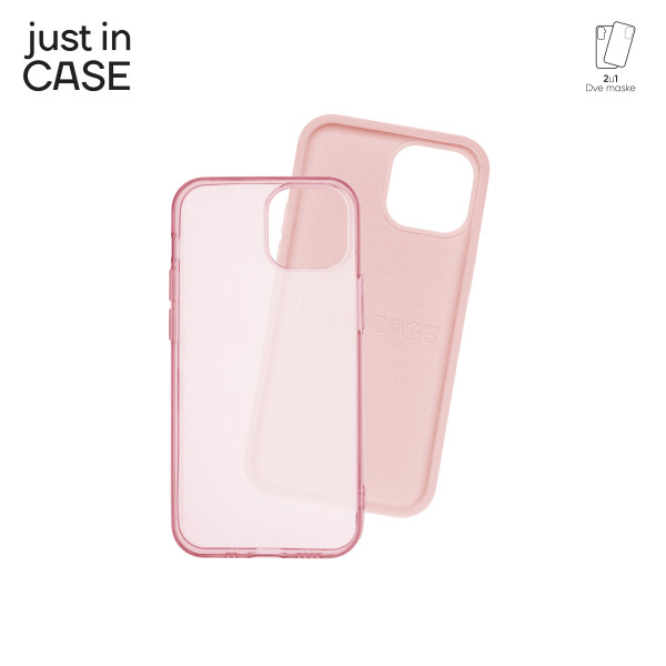 2u1 Extra case MIX paket PINK za iPhone 13 Mini slika 3