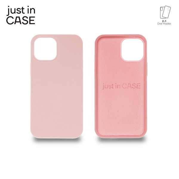 2u1 Extra case MIX PLUS paket PINK za iPhone 13 Mini slika 4