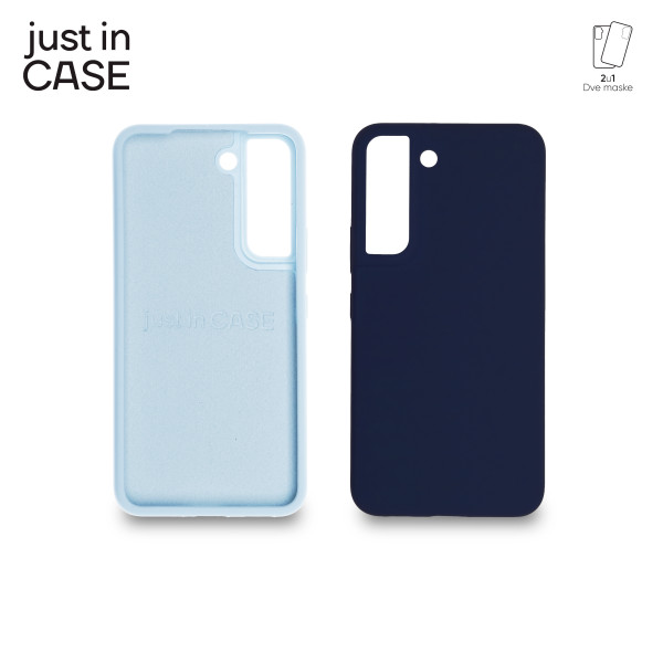 2u1 Extra case MIX PLUS paket PLAVI za Samsung S22 slika 1