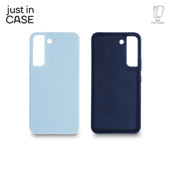 2u1 Extra case MIX PLUS paket PLAVI za Samsung S22 slika 4