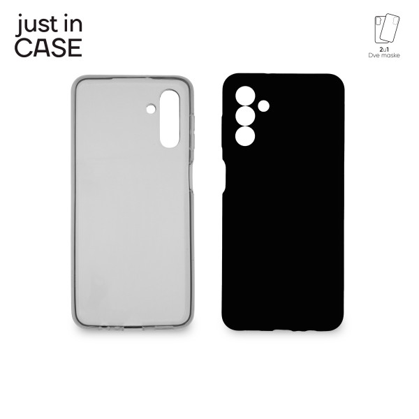 2u1 Extra case MIX paket CRNI za Samsung A13 5G slika 1