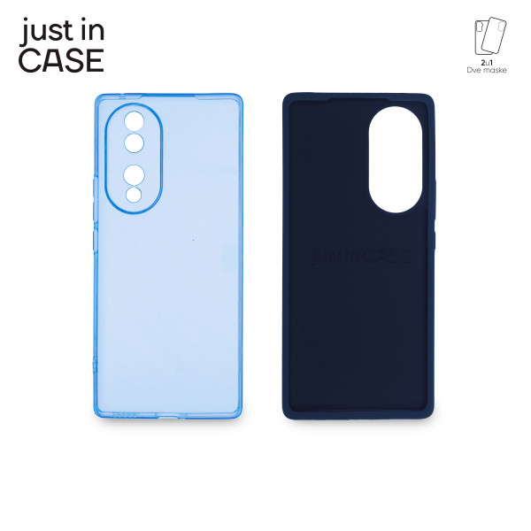 2u1 Extra case MIX paket PLAVI za Honor 70 slika 4